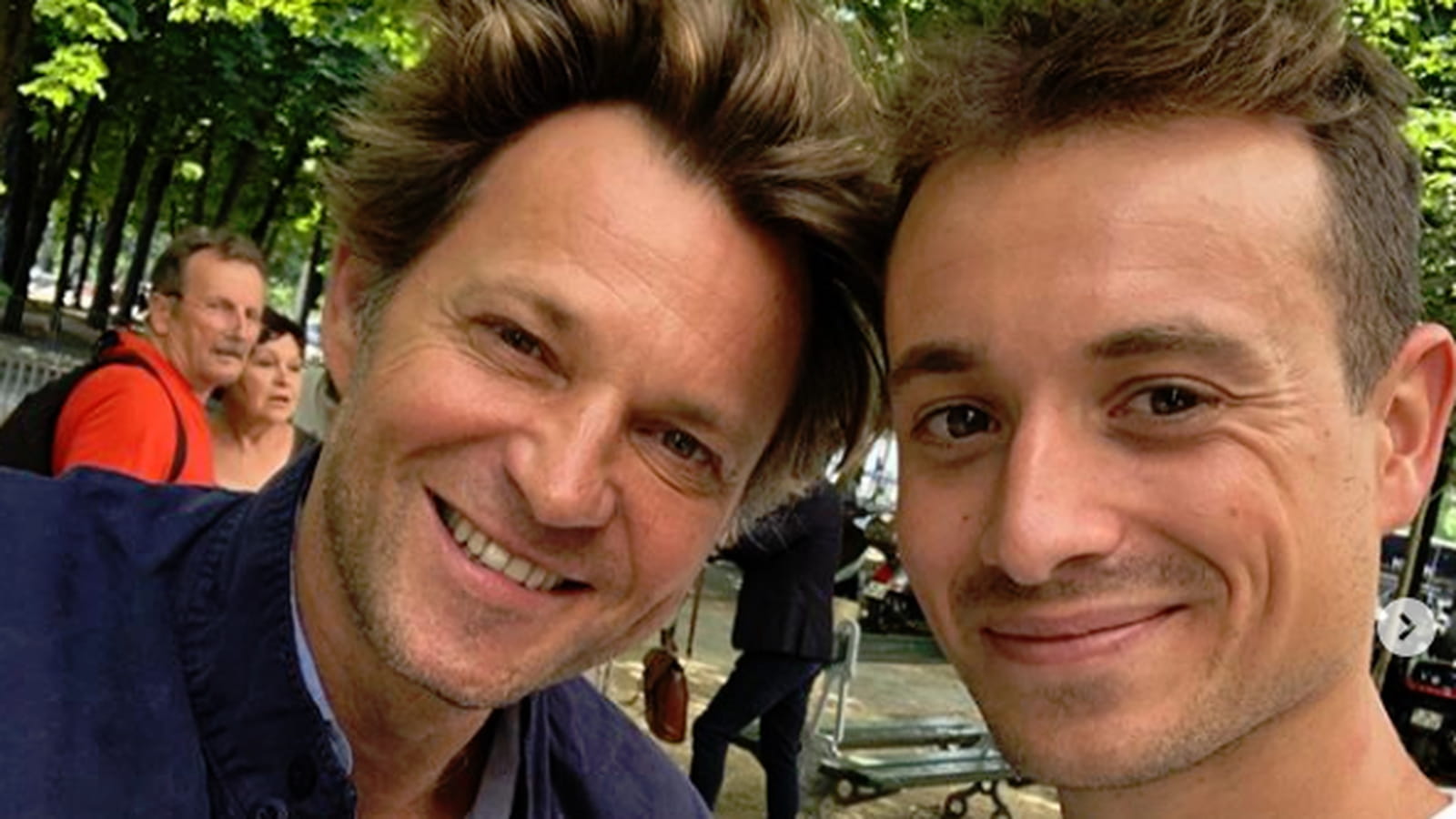 Laurent Delahousse et Hugo Clément