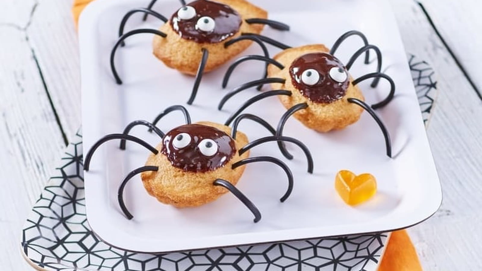 Araignées en madeleine