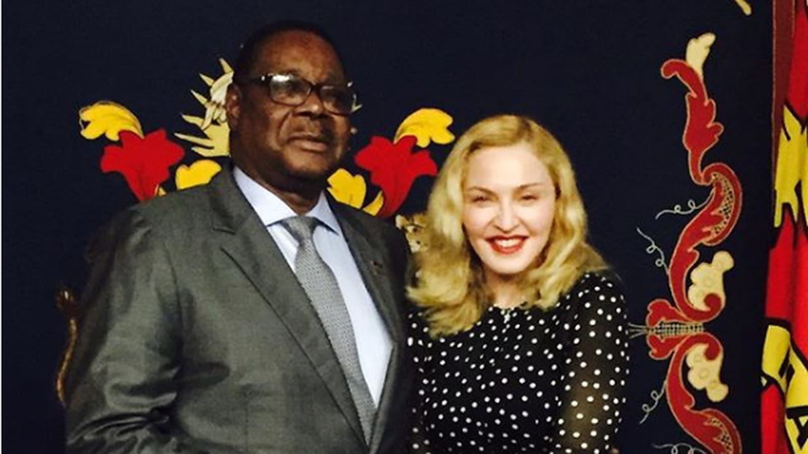 Madonna et Peter Mutharika