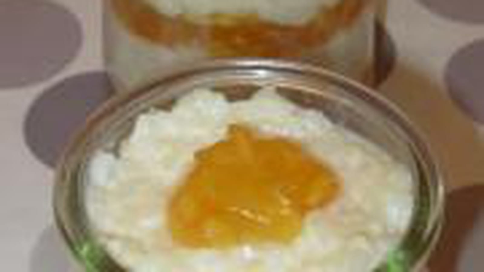 Marmelade et riz au lait