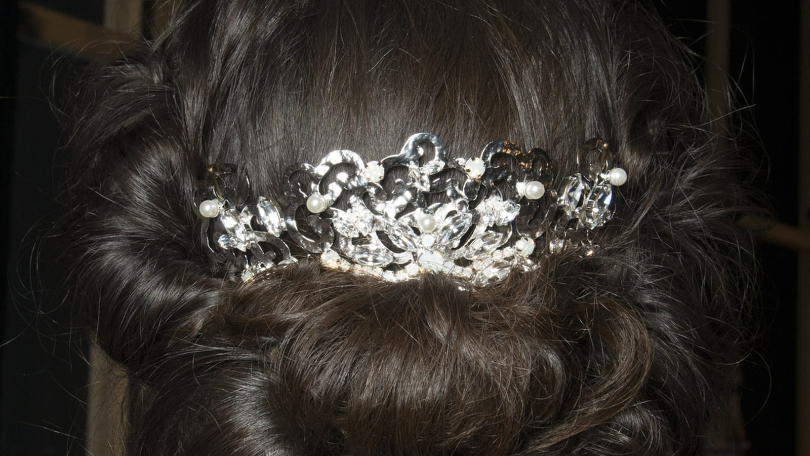 Chignon couronné