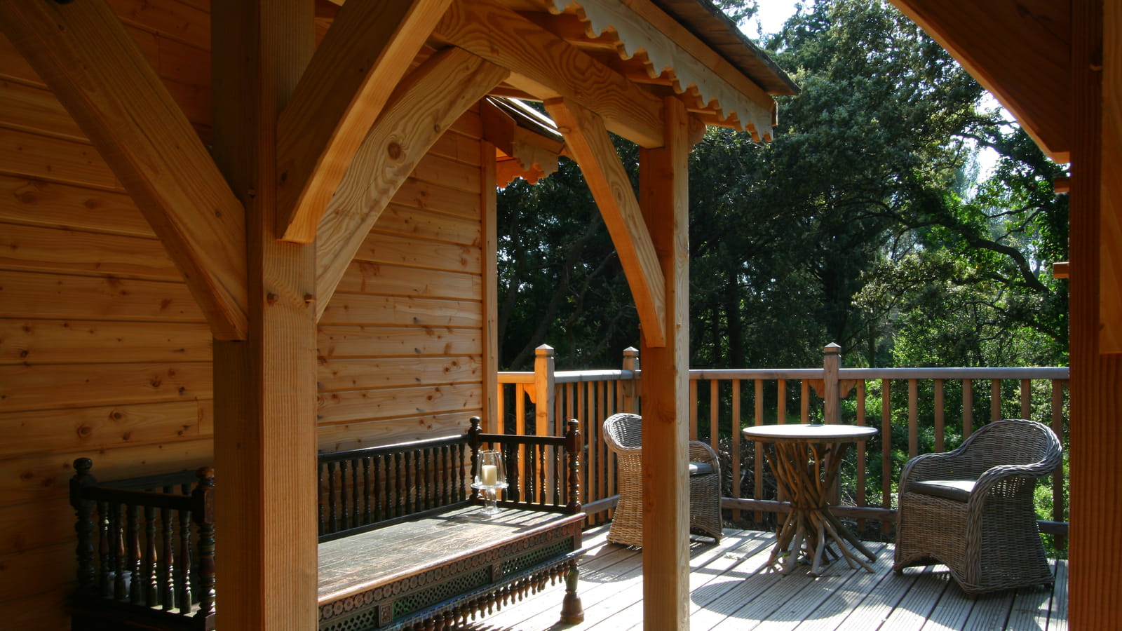 Terrasse de chalet