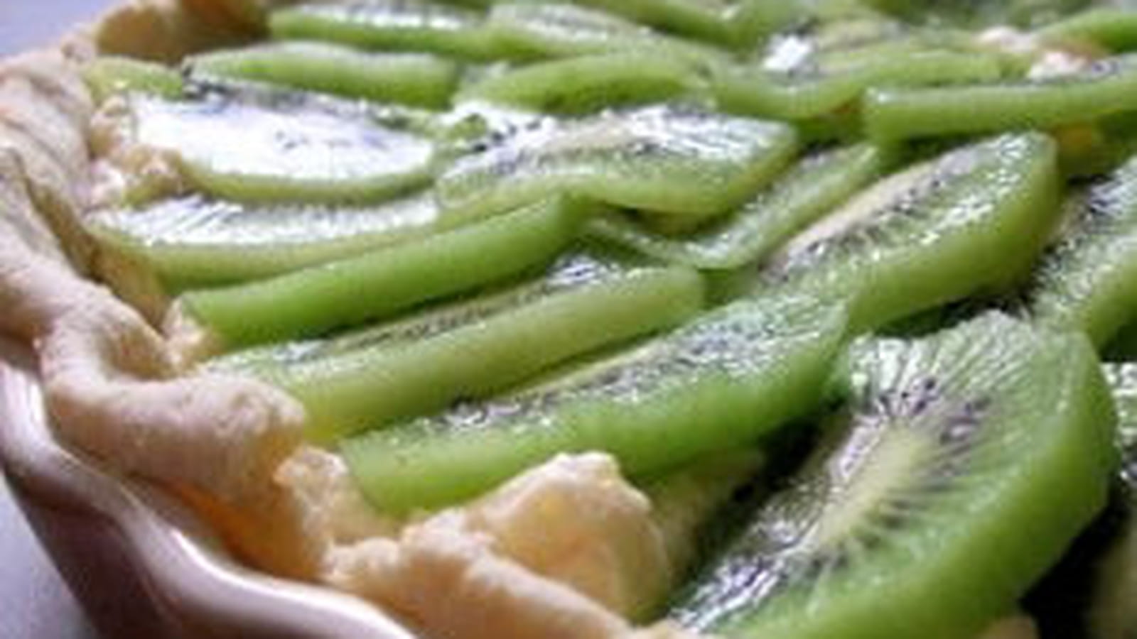 Tarte à la frangipane de citron et aux kiwis