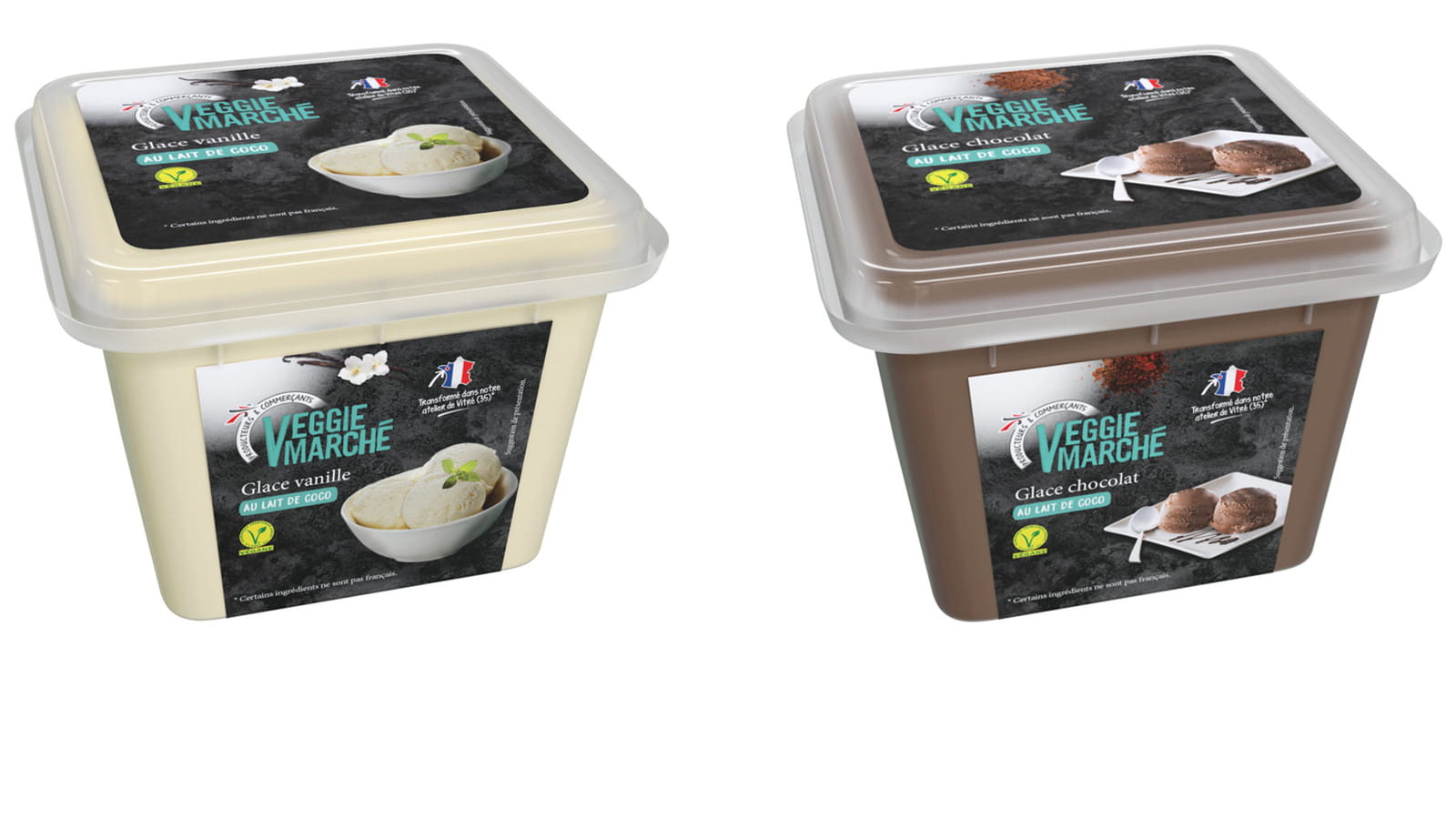 Glaces Veggie Marché d'Intermarché
