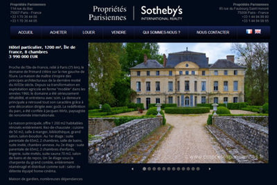 Catherine Deneuve vend son château