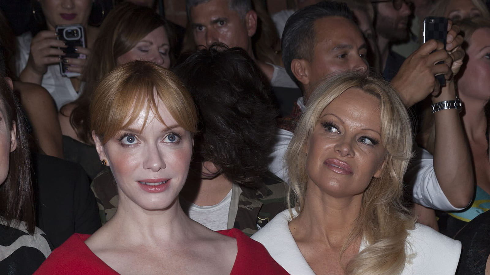 Christina Hendricks et Pamela Anderson