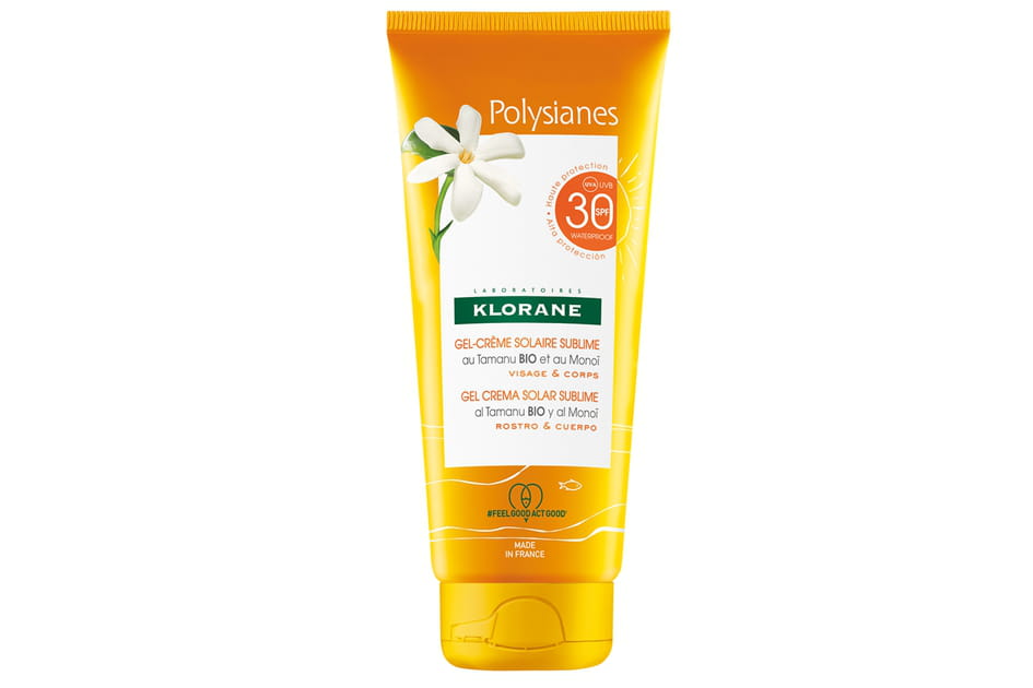 Gel-cr&egrave;me solaire Sublime Polysianes SPF30&nbsp;de Klorane