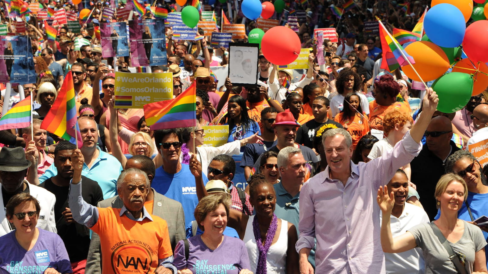 A la Gay Pride de New York en 2016