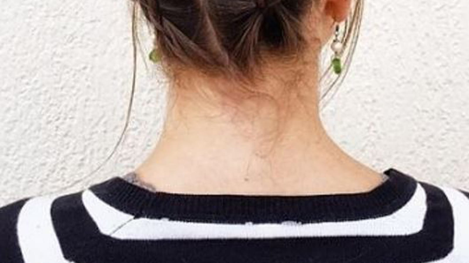 Double bun tressé