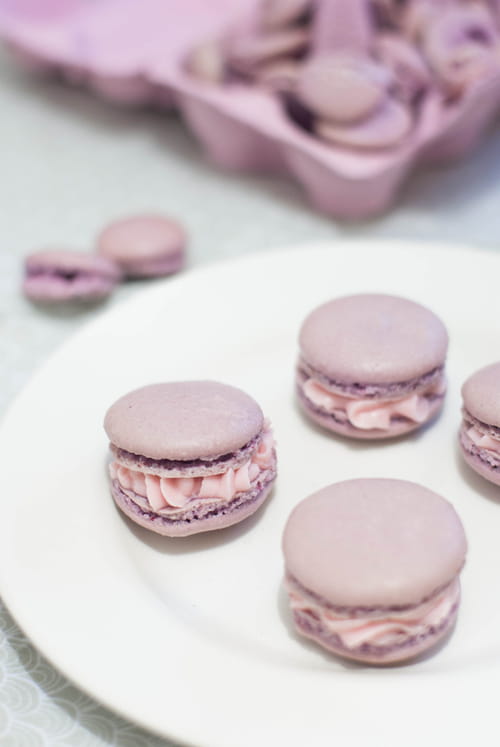 Macarons cerise (Macaron)