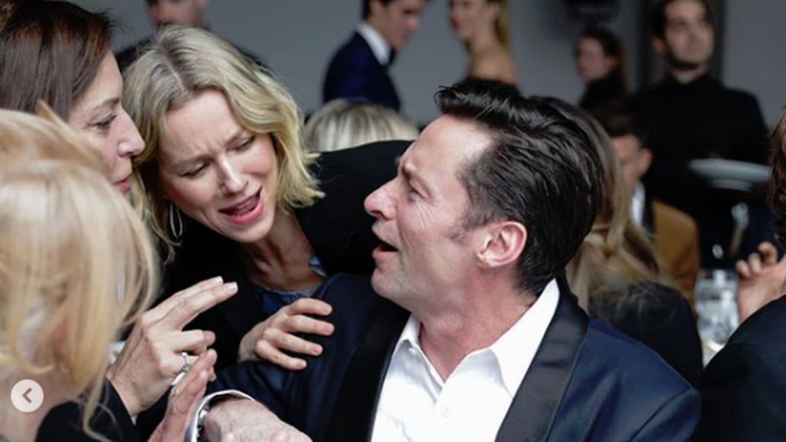 Naomi Watts, Elle McPherson et Hugh Jackman