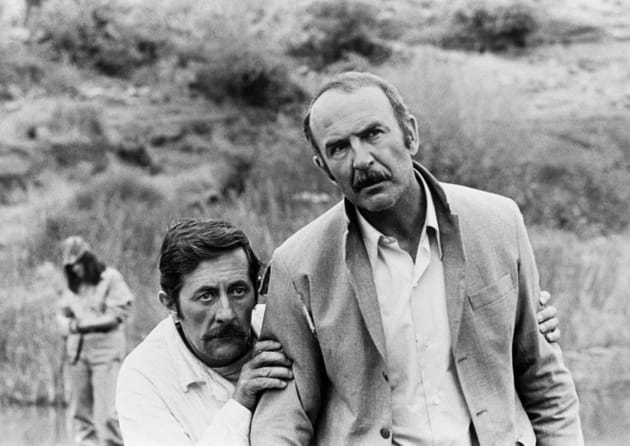 Dans "Calmos" avec Jean-Pierre Marielle