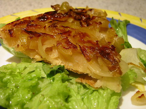 Tatin d'oignons confits