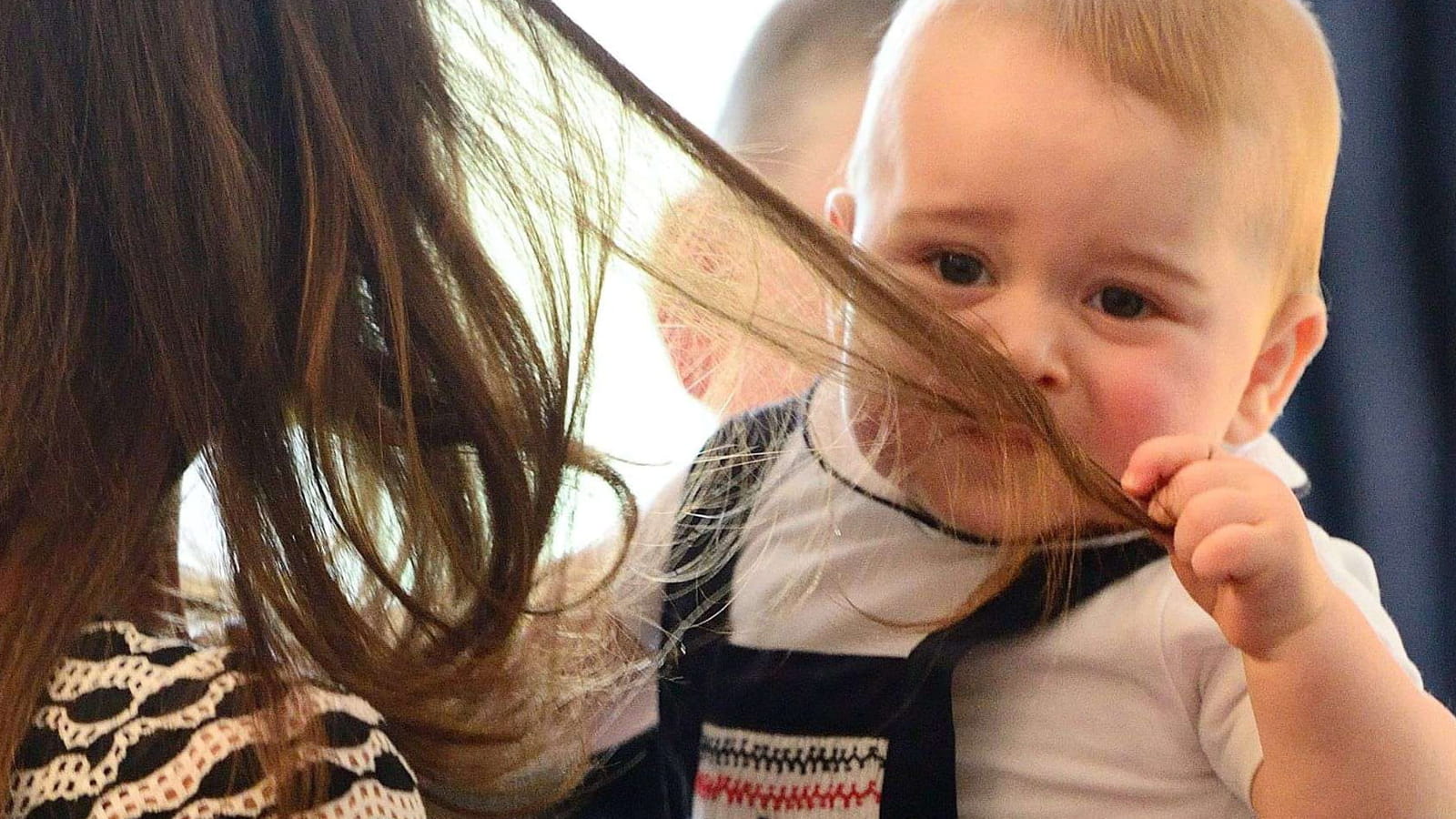 Un bébé avec un sacré caractère