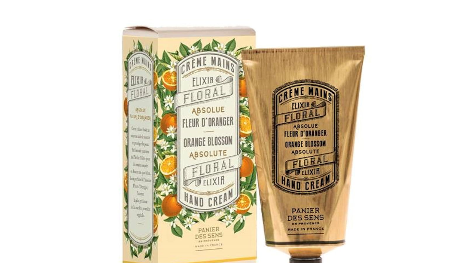 Crème mains fleur d'oranger, Panier des sens
