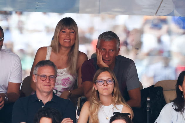 Mélanie Page et Nagui, les amoureux aperçus à Roland-Garros