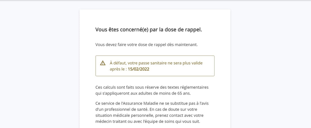 rappel covid vaccin assurance maladie