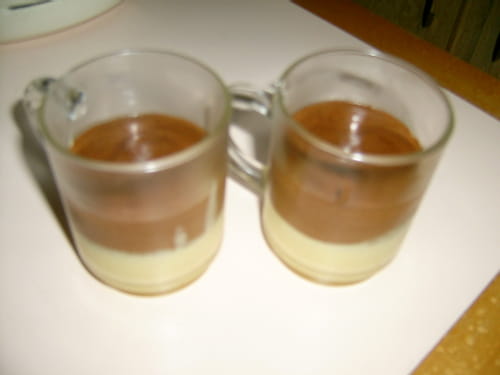 Mousse aux 2 chocolats