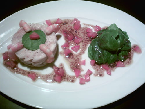 Aile de raie, salade de pousses d'épinard