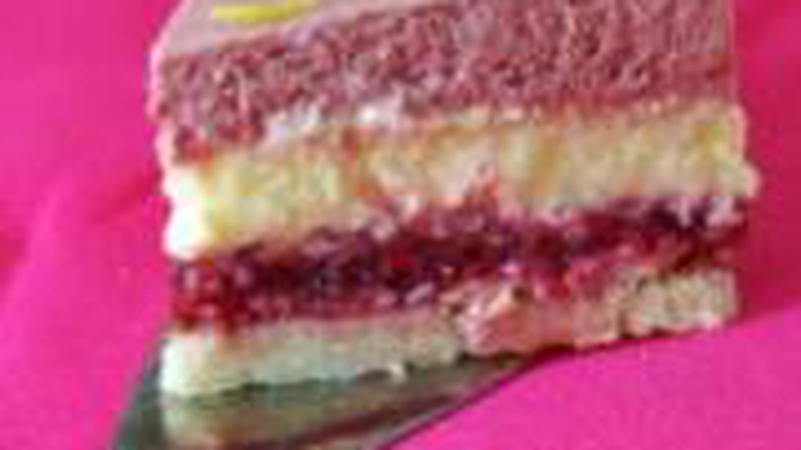 Entremets girly framboise