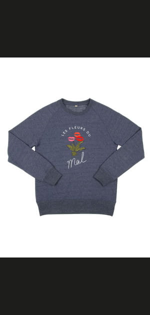 Sweat-shirt "Les Fleurs du Mal" de Balzac Paris
