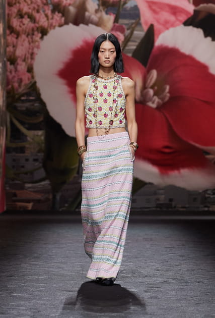 Look 12&nbsp;du d&eacute;fil&eacute;&nbsp;Chanel&nbsp;printemps-&eacute;t&eacute; 2024