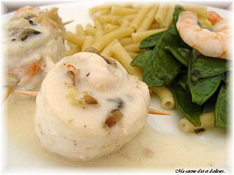 Recette de Soles aux crevettes