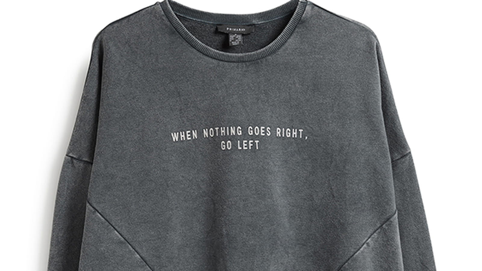 Sweatshirt court à message