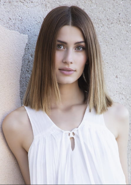 Ombr&eacute; hair blond