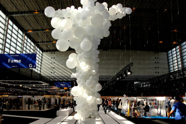 L'arrivée sur le salon