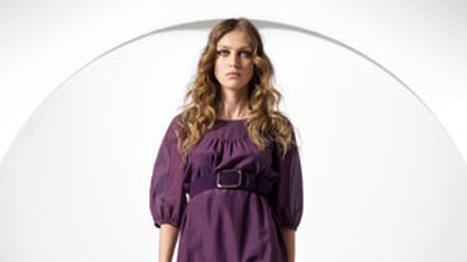 Robe violette de Benetton