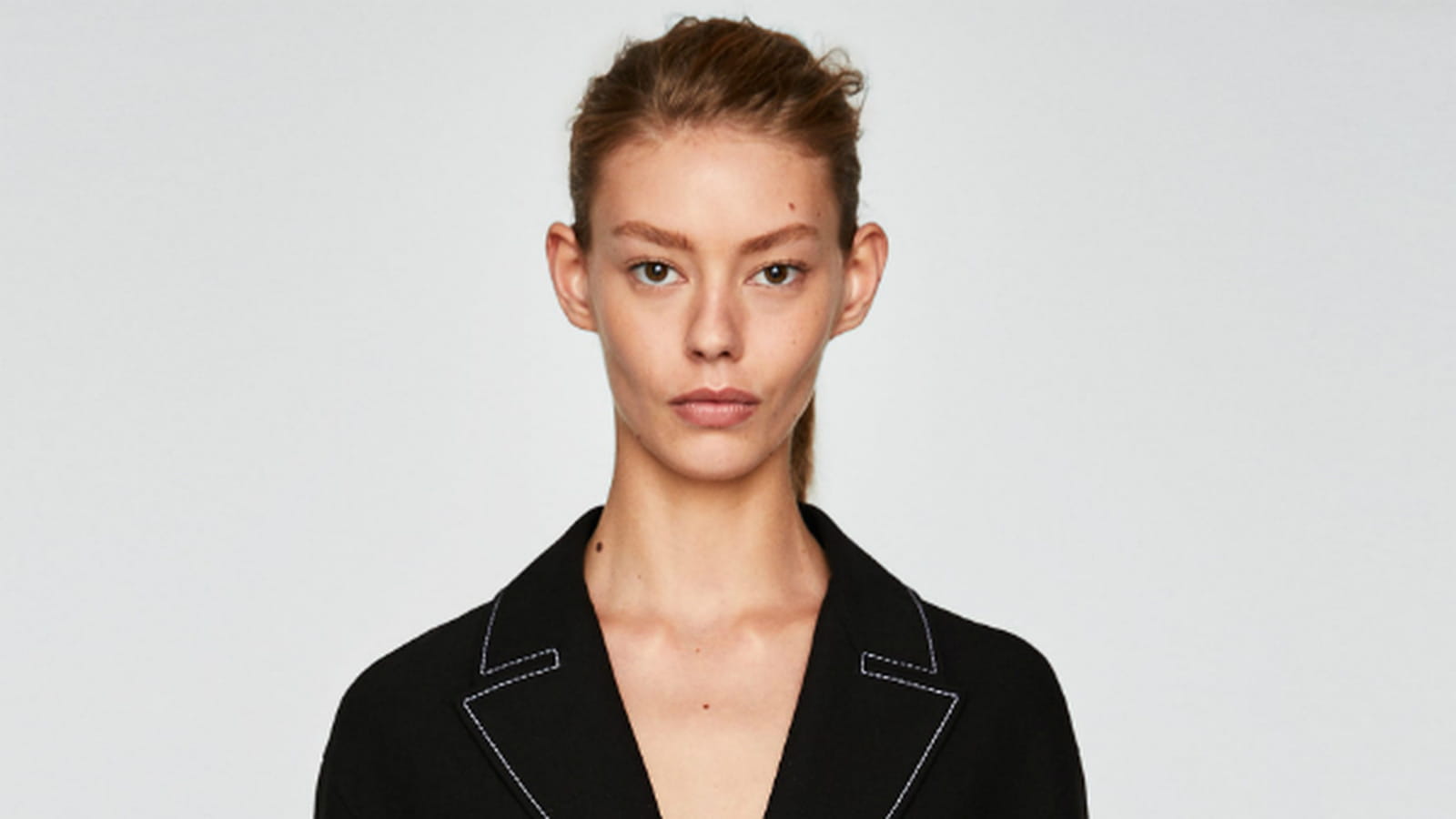 Blazer à surpiqûres 