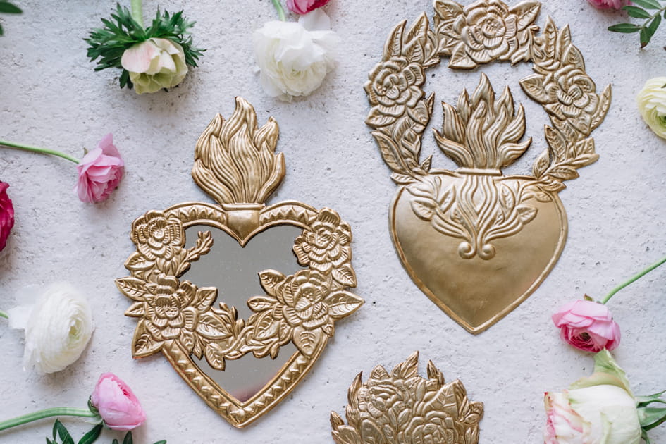 Un miroir ex-voto Discret, Bonc&oelig;urs