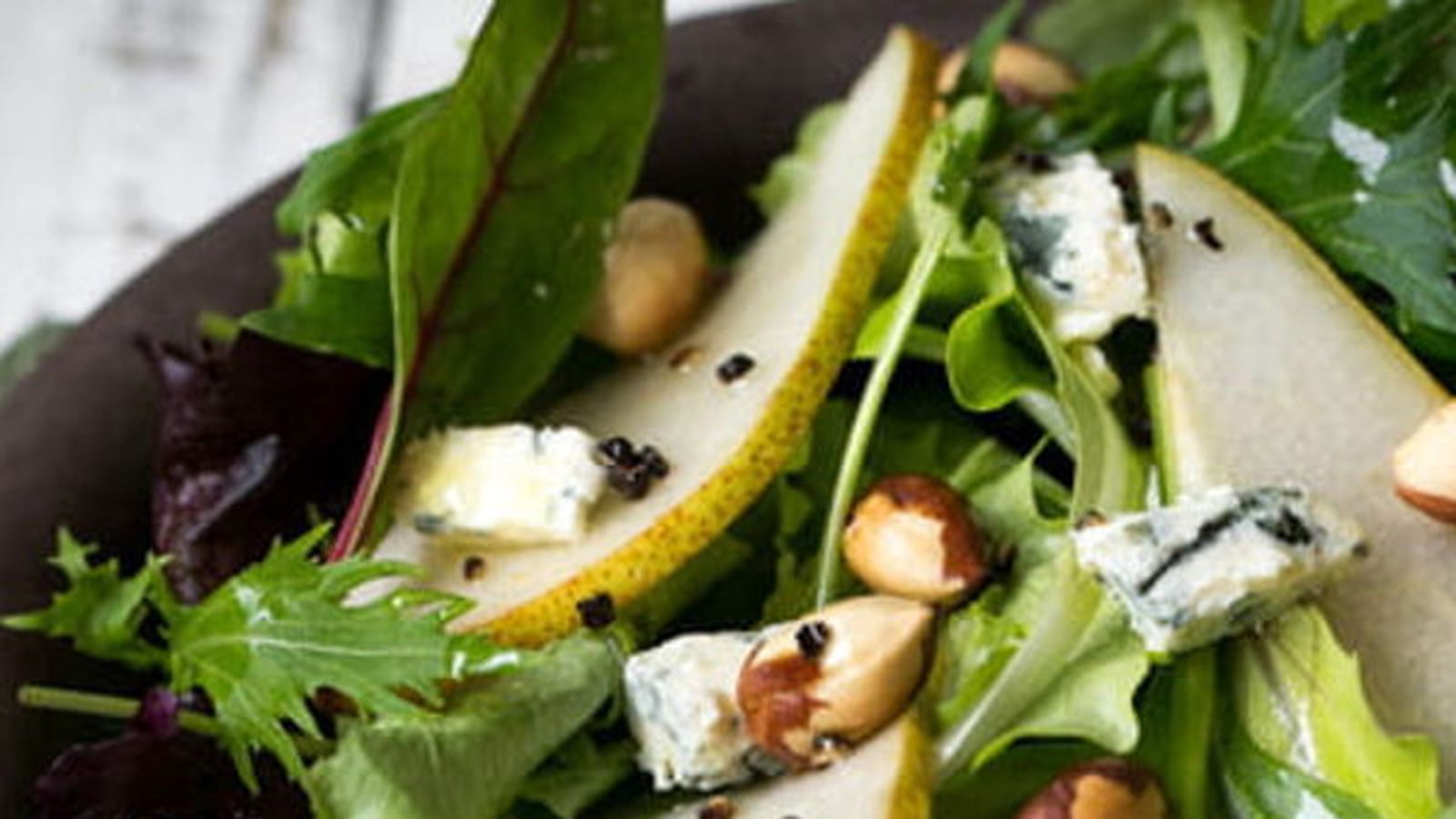 Salade de poires et bleu d'Auvergne