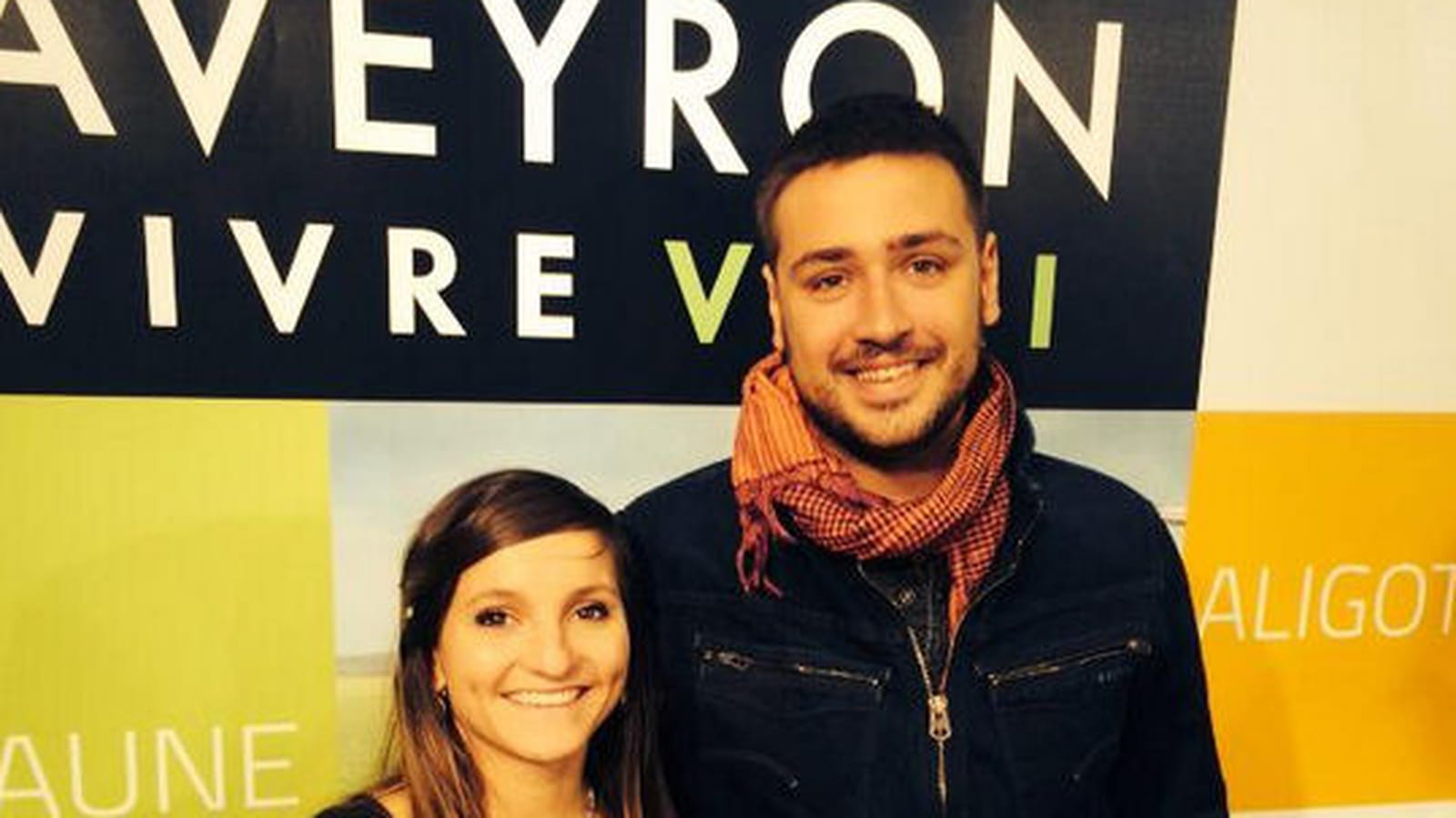Noémie Honiat et Quentin Bourdy avé l'Aveyron
