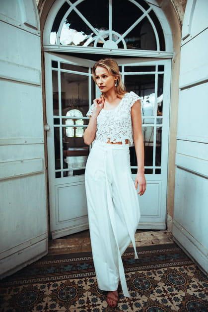 Pantalon de mari&eacute;e, Elsa Gary 2022