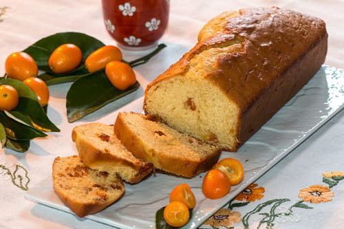 Cake aux kumquats confits