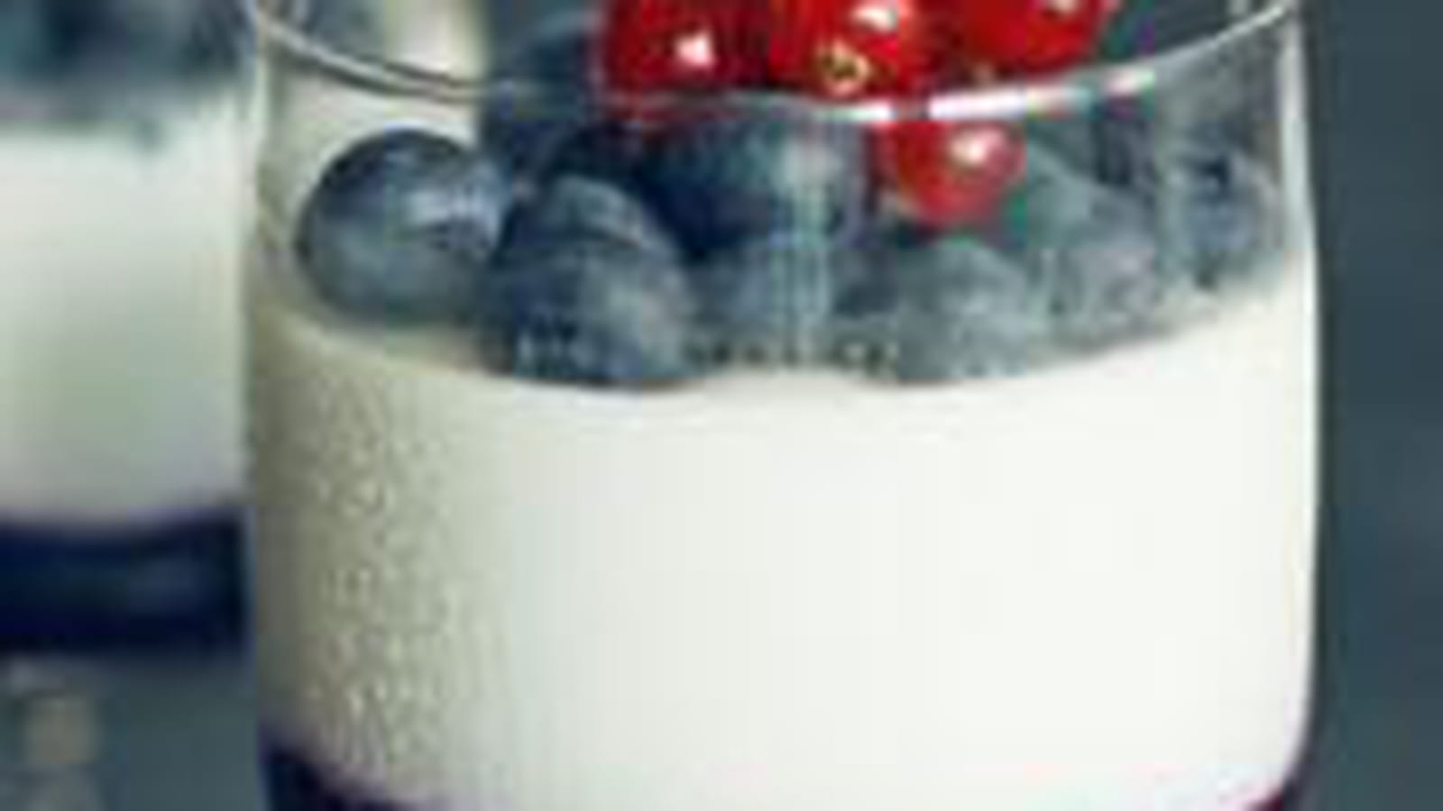 Panna cotta vanille et myrtilles