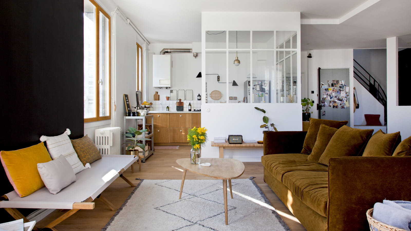 Jaune ocre & noir 