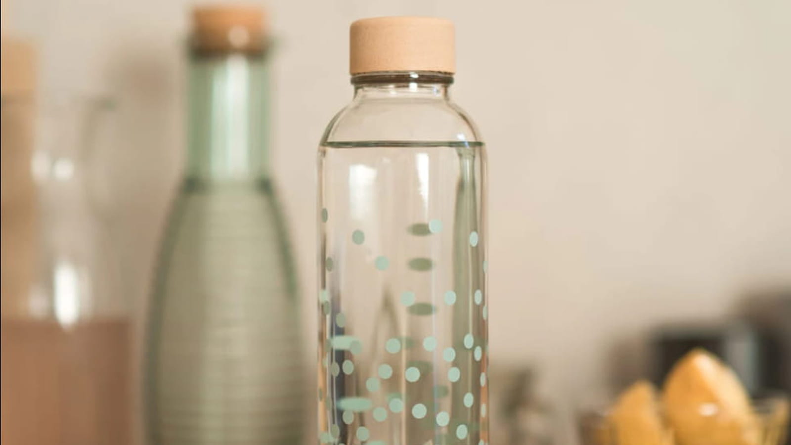 Gourde en verre Camif 