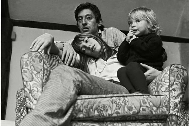 Avec Serge Gainbourg et Kate en Angleterre, 1969