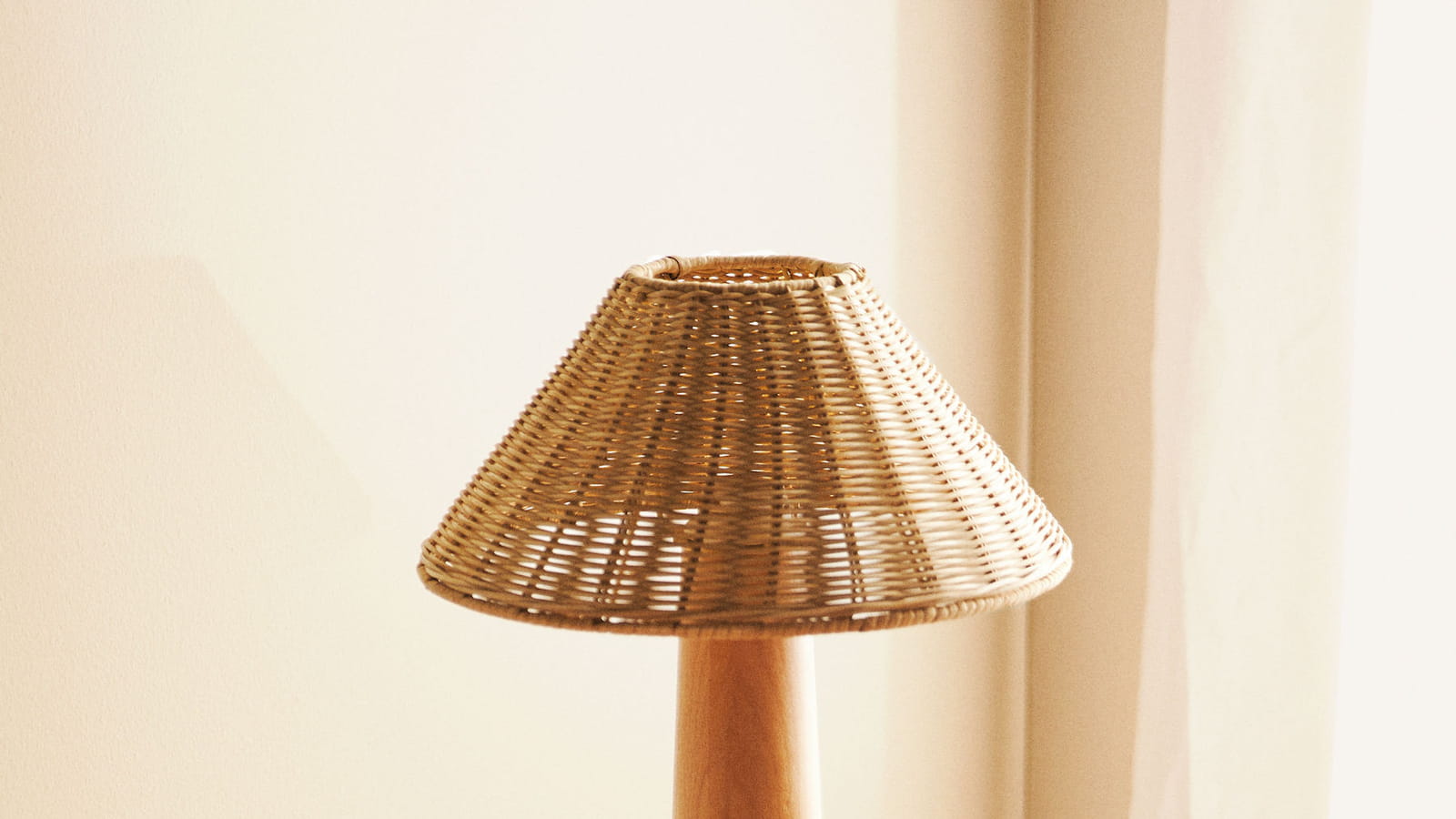 Lampe en bois