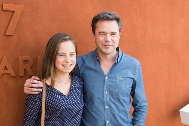 Guillaume de Tonquedec : un papa fier de poser au côté de sa fille