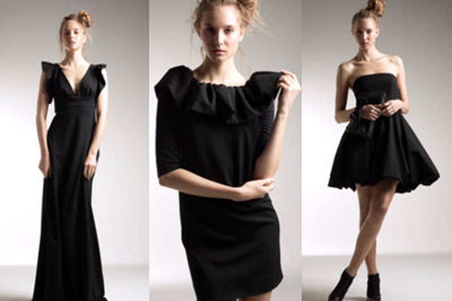 Delphine Manivet imagine des robes du soir pour La Redoute