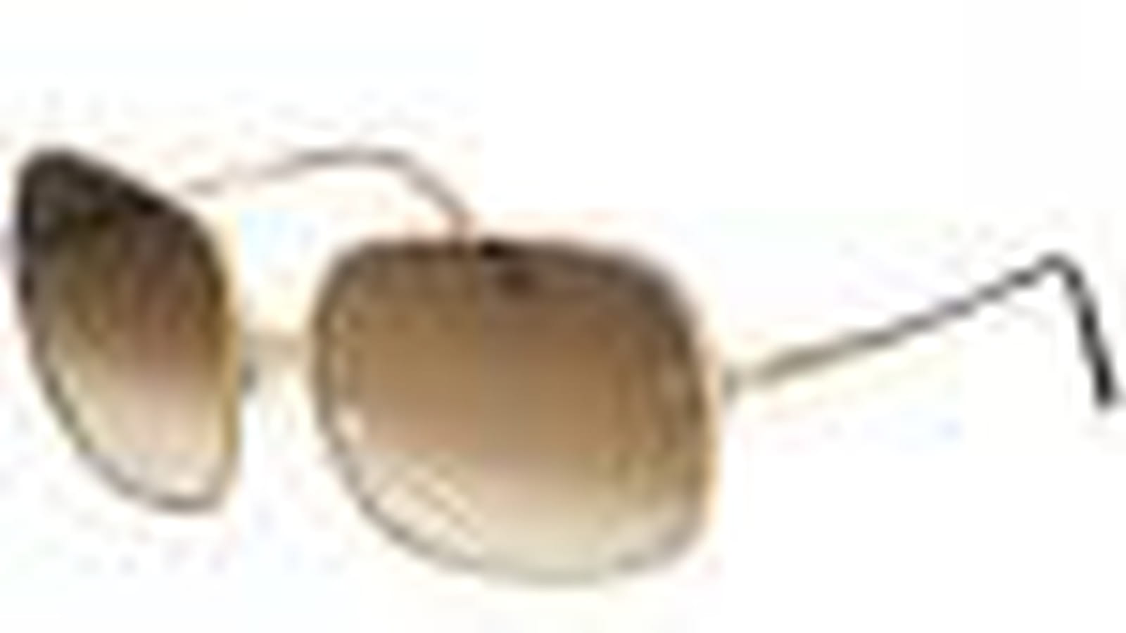 Lunettes de soleil dorées de Lacoste