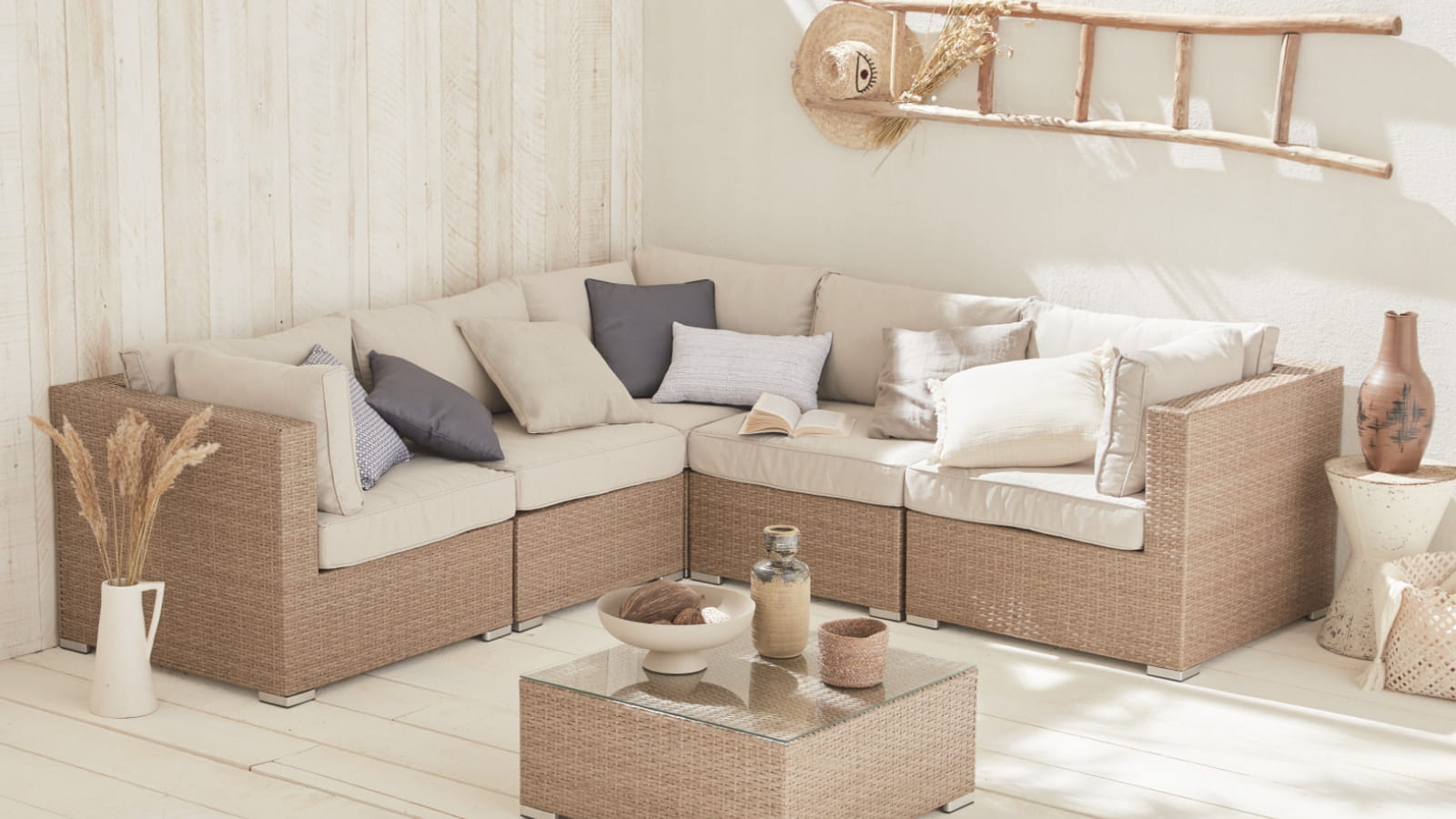 Salon de jardin cosy