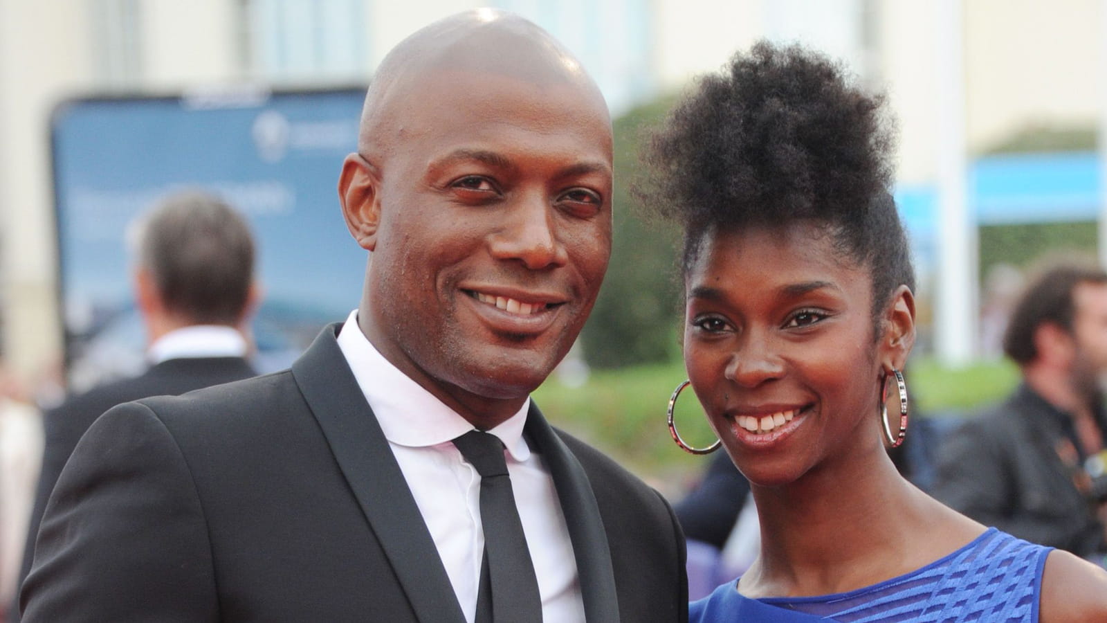 Harry Roselmack et sa femme, Chrislaine