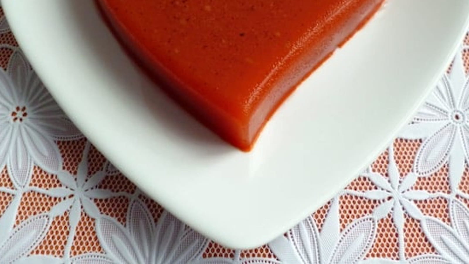 Flan coeur détox pomme poire orange carotte citron betterave cardamome à l'agar-agar