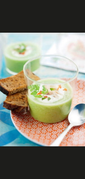 Recette minceur&nbsp;: gaspacho concombre poivron
