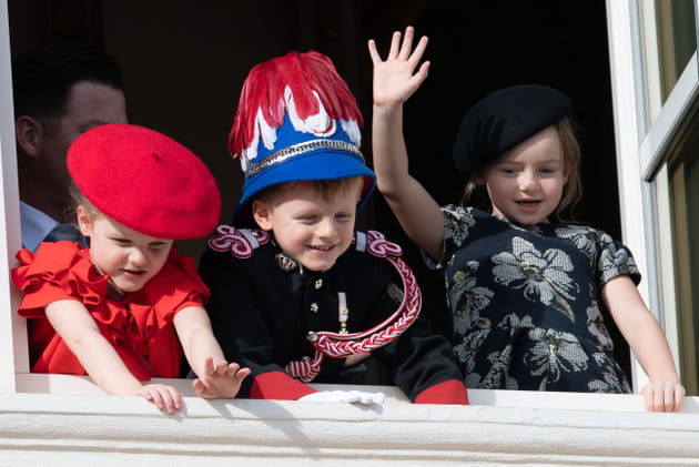 Jacques et Gabriella de Monaco avec Kaia Rose Wittstock